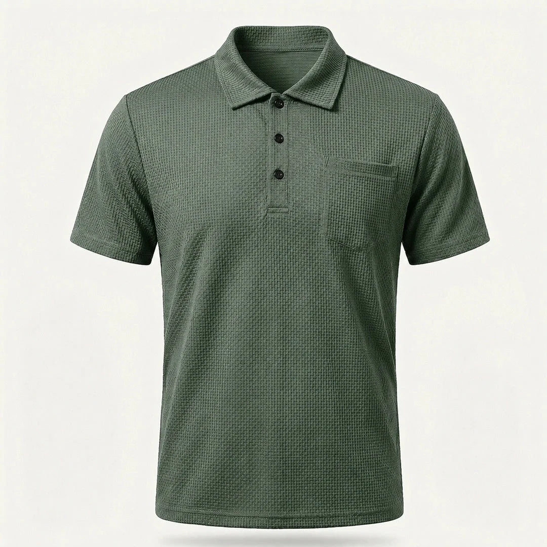 Capri - Men's Ultra Comfortable Pocket Polo Shirt